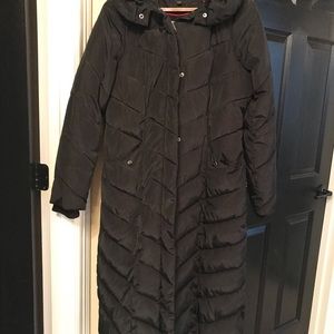 Black winter coat